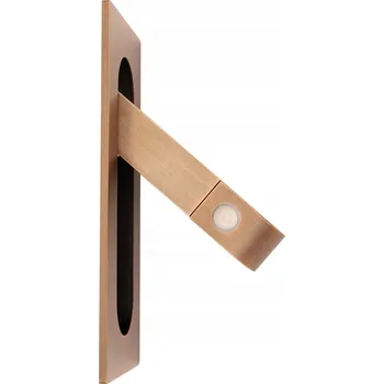 Nástěnné svítidlo Nástěnné svítidlo Maxlight zlaté s integrovaným LED zdrojem 3 W