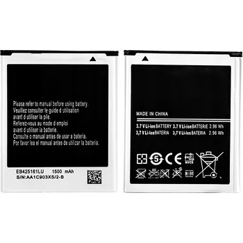 Baterie pro mobilní telefon Nová baterie EB425161LU pro Samsung Galaxy S III Mini GT-I8190, GT-I8190N