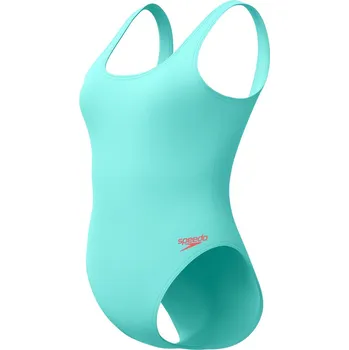 Dámské plavky Speedo Textd Belted Deep U-Back 1 piece Blue L - UK36