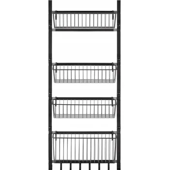 NAVARIS Závěsný organizér na koření na dveře – do kuchyně i koupelny