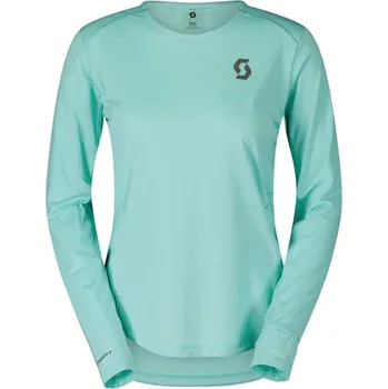 Běžecké oblečení SCOTT běžecké tričko Endurance Tech LS ZIMA, léto Zelená L Dámské