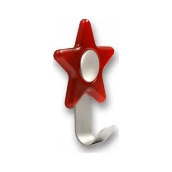 Nábytkové kování Nábytkový věšák SIRO 2051-SN10PB21A105 červený (červený)