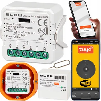 vypínač OVLADAČ BLOW PRO ROLETY WIFI TUYA RELÉ SPÍNAČ CHYTRÁ DOMÁCNOST