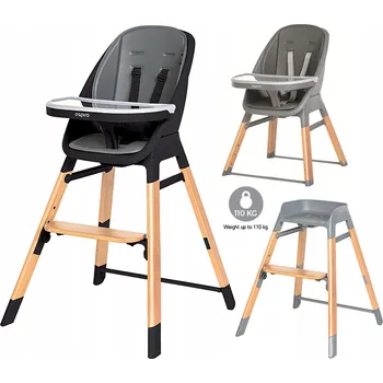 Dětsný nábytek Jídelní židlička ESPIRO Sense 10 černá