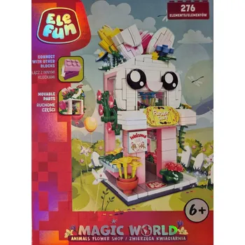 ostatní stavebnice ELEFUN Květinářství Magický svět zvířat dílů Stavebnice