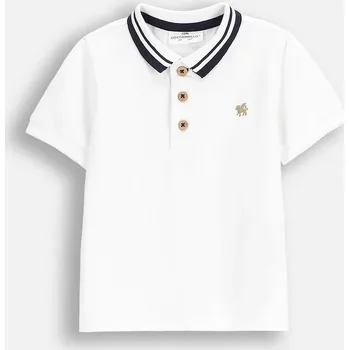 Chlapecké tričko Polokošile chlapecké bílé Elegantní tričko 080 Coccodrillo WC5