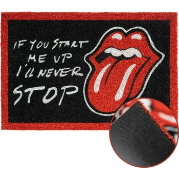 Rohožka Rohožka před dveře The Rolling Stones na boty venkovní 60x40 cm