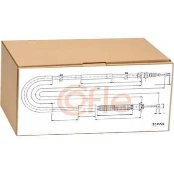 Brzdová hadice Cofle 12.0703 Lanko ruční brzdy