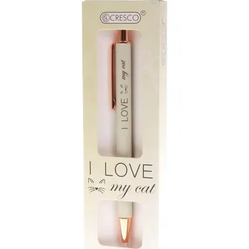 Propiska automatická modrá Cresco