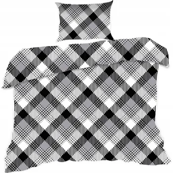 Povlečení Povlečení bavlněné 1754N černé 9824 140x200 KARO