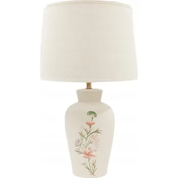 Lampička Stolní lampa PLAFO keramická 28x28x47 cm HOMLA
