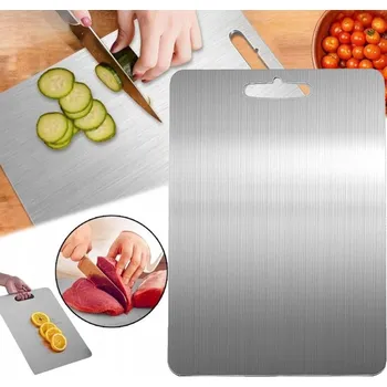 Kuchyňské prkénko Prkénko na Krájení Masa a Ryb z nerezové oceli 34*23CM Ekologické