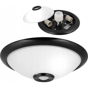 LEDLUX kulatý Stropní Svítidlo 30 x 30 cm černá