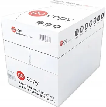 Kancelářský papír Kancelářský papír Go Paper formát A4 80g 2500 listů