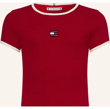 Tommy Hilfiger Dívčí Tričko, červená / bílá, 164