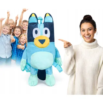 plyšák Batoh ve tvaru Bluey plyšák jednokomorový