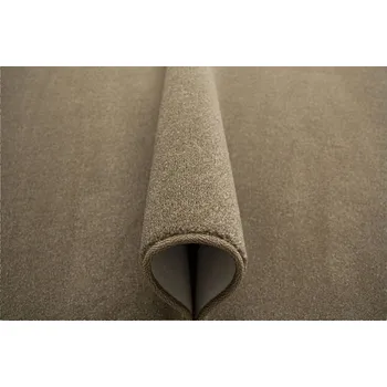 Koberec BÉŽOVÝ KOBEREC DO POKOJE MELANŽOVÝ SILNÝ MĚKKÝ VLAS BURTON 200x200 cm