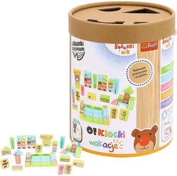 Dřevěná hračka Trefl Dřevěná Hračka O! Vánoční Stavebnice