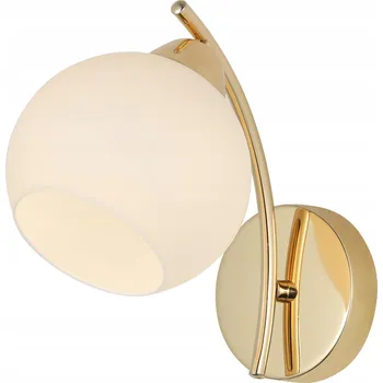 Nástěnné svítidlo ARGOS, nástěnné svítidlo, 1 žárovka, E27, zlaté, šířka: 13 cm