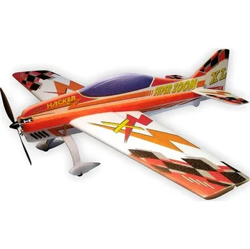 RC model letadla Výkonný RC model Super Zoom XL ARF modrý