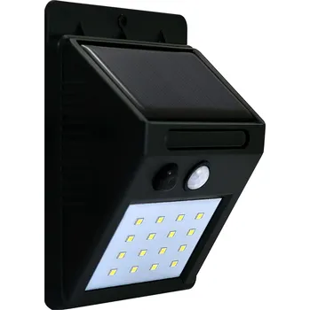 Venkovní osvětlení Venkovní nástěnné svítidlo Polux černé, integrovaný LED zdroj 1 W