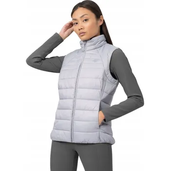 Dámská vesta Dámská vesta 4F chladná světle šedá H4Z22 KUDP001 27S :L