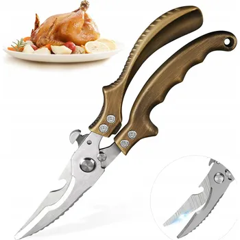Kuchyňské nůžky Kuchyňské nůžky na drůbež Z Nerezové Oceli – silné