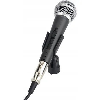 Mikrofon MIKROFON KARAOKE SM58S RUČNÍ KABELOVÝ MIKROFON SE STOJANEM