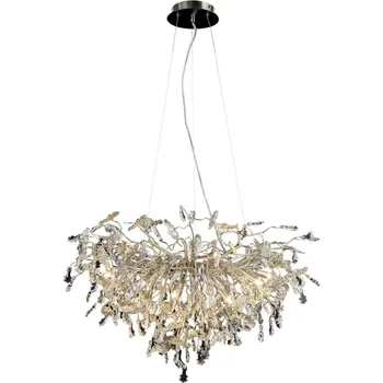 Křišťálový lustr na lanku 13xG9/40W/230V chrom