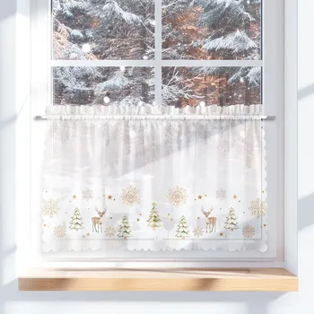 My Best Home Vitrážová záclona Winter Mood