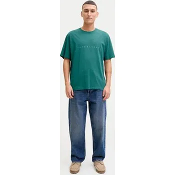 Pánské tričko Jack & Jones T-Shirt Star 12234746 Zelená Regular Fit M