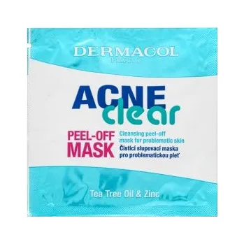 Odličovač Dermacol ACNEclear vyživující maska Peel-Off Mask 8 ml