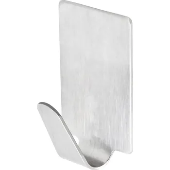 Věšák SEPIO háček hranatý samolepicí nerez (8ks)