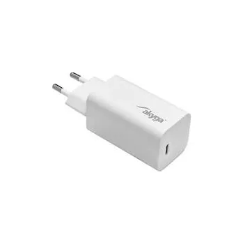 Telefonní příslušenství Akyga Nabíječka univerzální USB-C PD 5-20V / max. 3.25A 65W Quick Charge 3.0 GaN, bílá