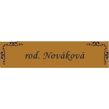 Jmenovka na dveře typ 8