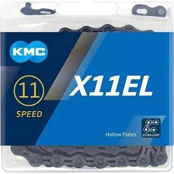 Řetěz na kolo KMC řetěz KMC X-11 EL Extra Light BOX 11 kolo, černý 118čl.