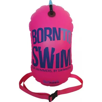 BornToSwim Swimmer's Tow Buoy Růžová