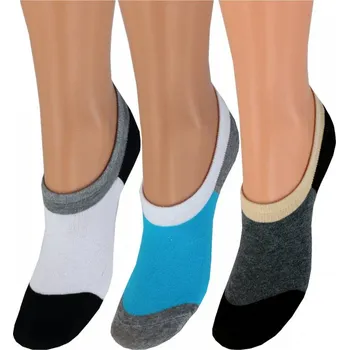 Pánské ponožky Bavlněné ťapky NOVIA | pánské 203B modrá