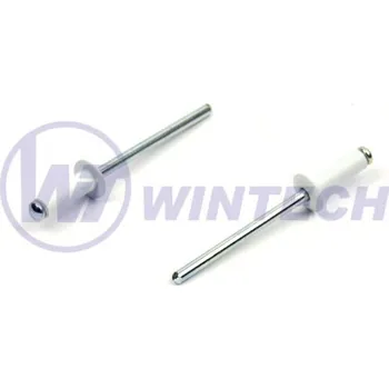 Nýt Nýt DIN 7337 Al/st 3,2 x 12 RAL 9010 Balení: 500 ks KEJSB32012F4K