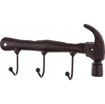 Věšák LITINOVÝ VĚŠÁK NA ZEĎ DEKORACE ZAHRADNÍ OZDOBY DÁREK