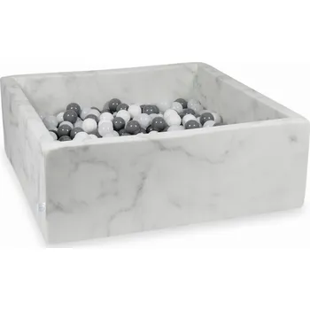 Suchý bazén s míčky 110x110x40 mramor