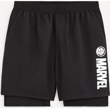 Celio Sportovní kraťasy Marvel - Hulk 1140901 Černá M