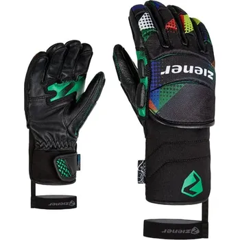 Ziener lyžařské rukavice Ladir As® Aw Junior 2022/2023 Černá 4,5 Dětské