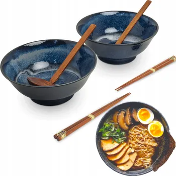 Sada misek na ramen Edo Japan Izayoi modrá