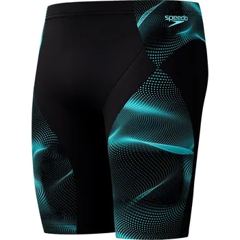 Pánské plavky Speedo Max Compress Jammer Black/Turquoise XL - UK38