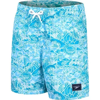 Chlapecké oblečení Speedo Printed 15 Watershort Boy Alpine Blue/Pool/White 116cm