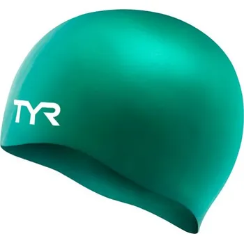 Plavecká čepice Plavecká čepička TYR Silicone Zelená