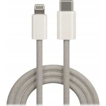 Datový kabel Kabel Maxlife USB Type-C - Apple Lightning 1 m, šedý