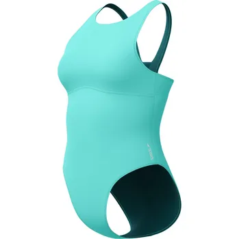 Dámské plavky Speedo Solid High Neck Arctic Glass Blue XL - UK38