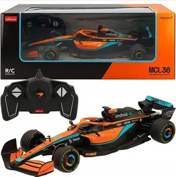 autíčko RC Závodní Auto McLaren F1 1:18 Oranžové